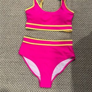Blooming Jelly Hot Pink & Yellow Bikini Set